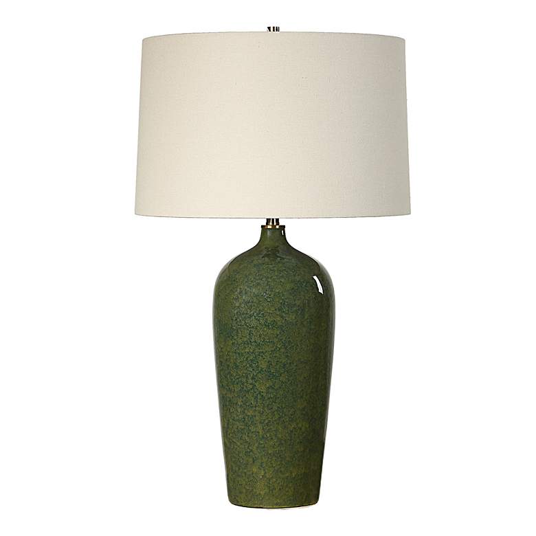 Image 2 360 Lighting Anson 27 1/2" High Emerald Green Ceramic Table Lamp