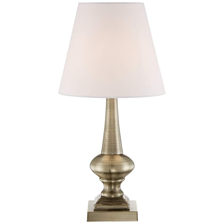 Image 6 360 Lighting Antique Brass 19 inch High Touch Table Lamps Set of 2 more views