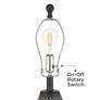 5_360 Lighting Arizona 27 1/2" Zig-Zag Black Beige Table Lamps Set of 2 more views