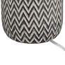 7_360 Lighting Arizona 27 1/2" Zig-Zag Black Beige Table Lamps Set of 2 more views