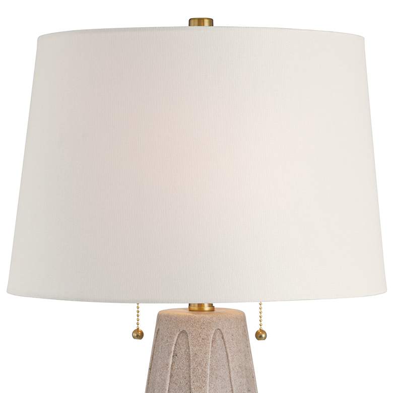 Image 4 360 Lighting Arizona 28" Faux Sandstone Modern Table Lamps Set of 2 more views
