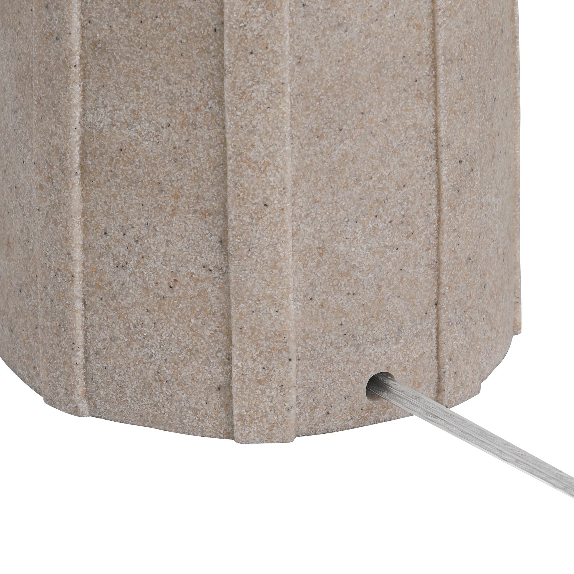 Watch A Video About the 360 Lighting Arizona Faux Sandstone Modern Table Lamps Set of 2