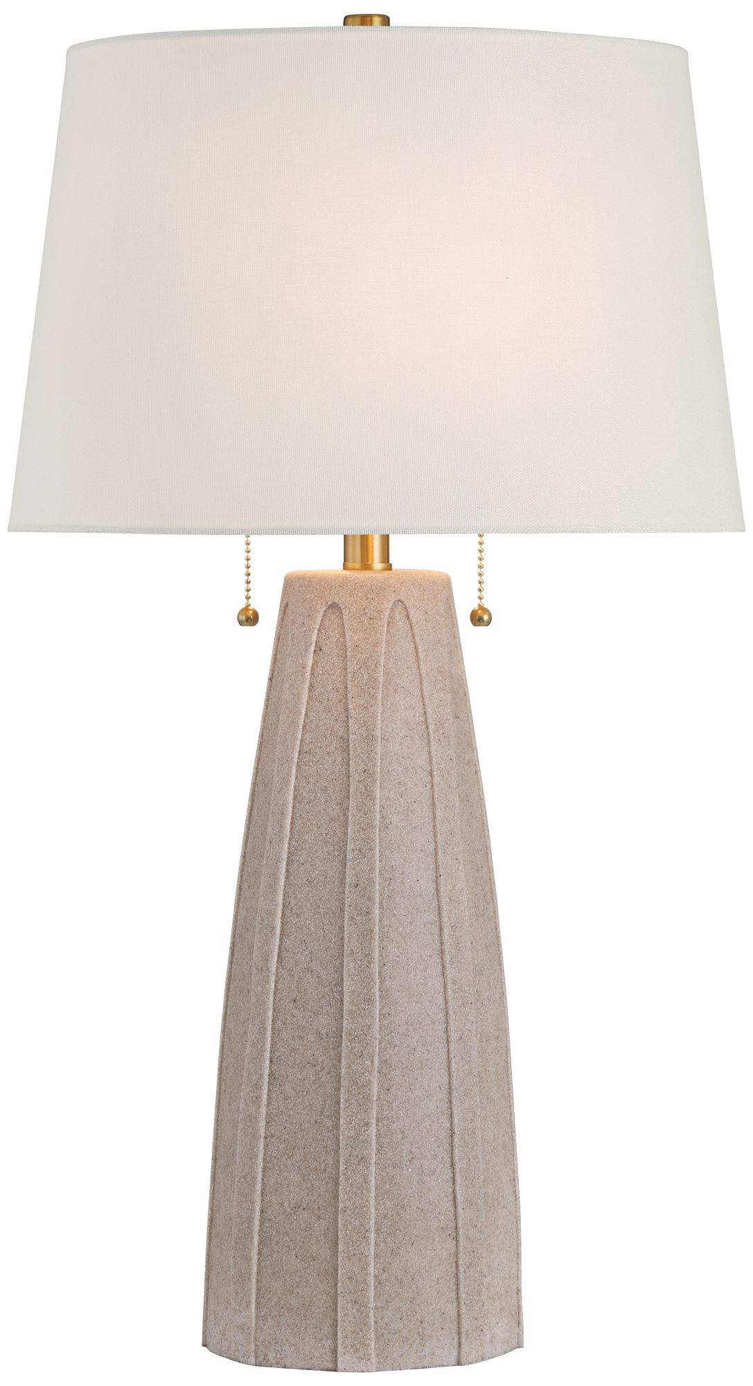 Watch A Video About the 360 Lighting Arizona Faux Sandstone Modern Table Lamps Set of 2