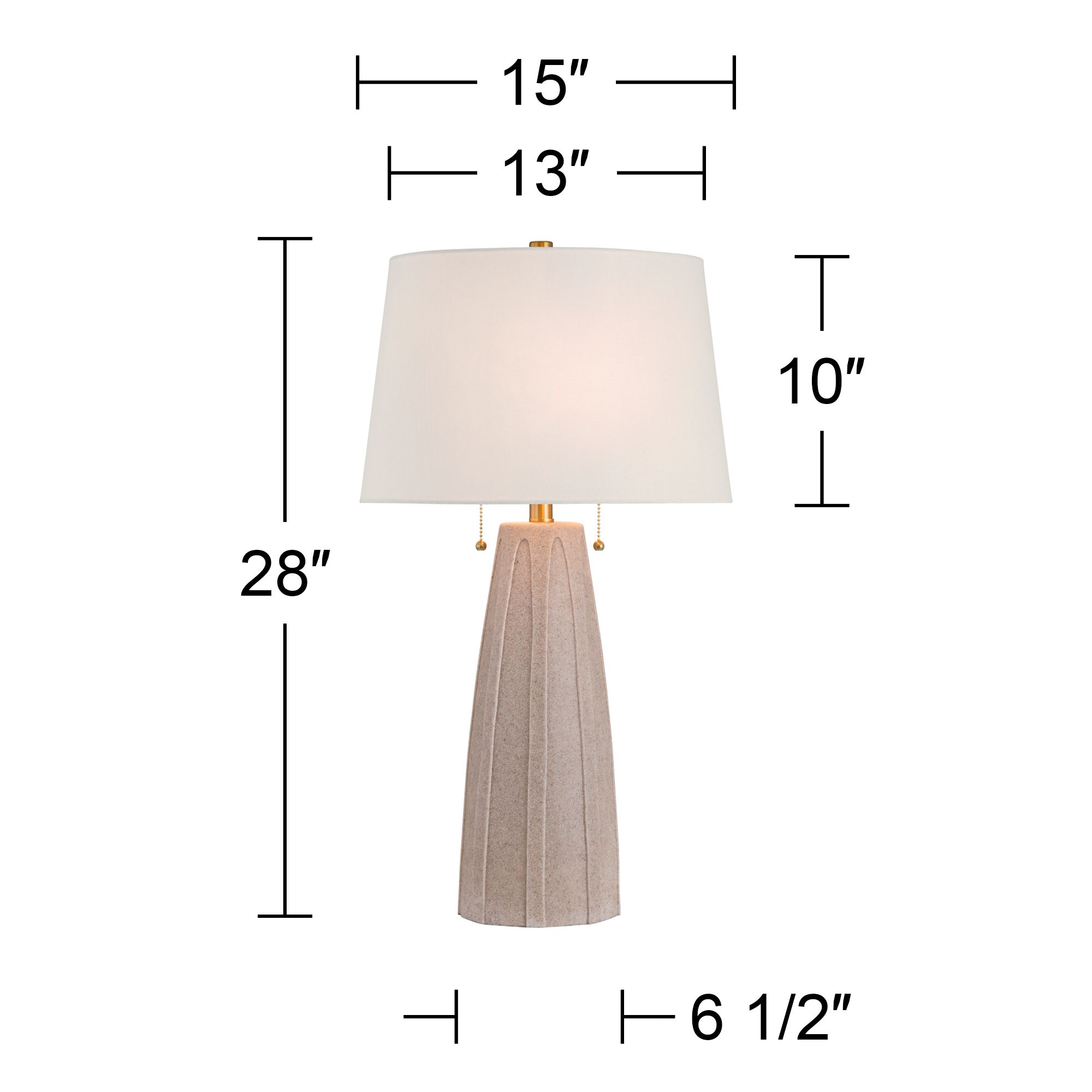 Watch A Video About the 360 Lighting Arizona Faux Sandstone Modern Table Lamps Set of 2