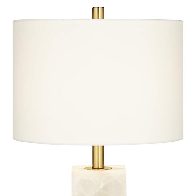 Image 4 360 Lighting Arlanza 26 inch Faux Alabaster Modern Table Lamp more views