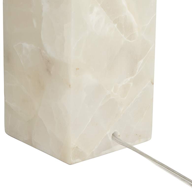 Image 7 360 Lighting Arlanza 26 inch Faux Alabaster Modern Table Lamp more views