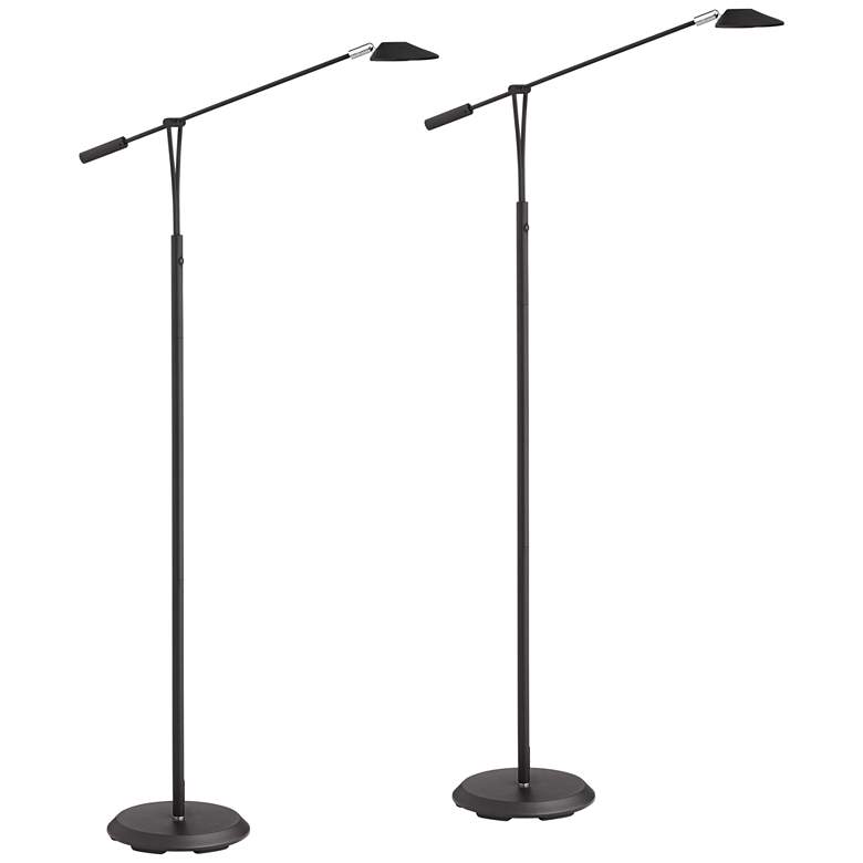Image 2 360 Lighting Arnie Adjustable Modern LED Pharmacy Floor Lamps Set of 2