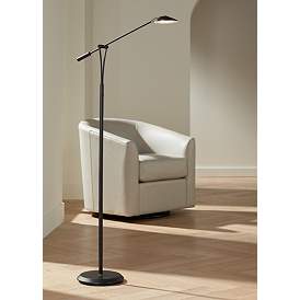 Image1 of 360 Lighting Arnie Pharmacy-Style Adjustable Arm Modern LED Floor Lamp
