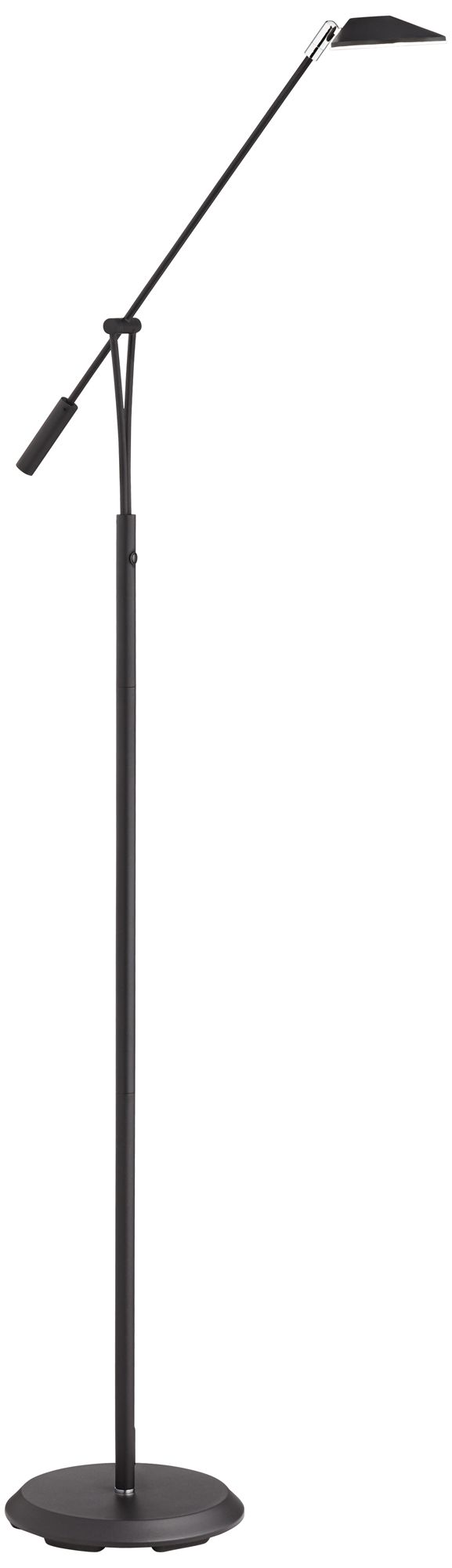 360 Lighting Arnie Pharmacy-Style Adjustable Arm Modern LED Floor Lamp