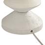 360 Lighting Ashely 24.5" White Geometric Modern Table Lamps Set of 2 in scene