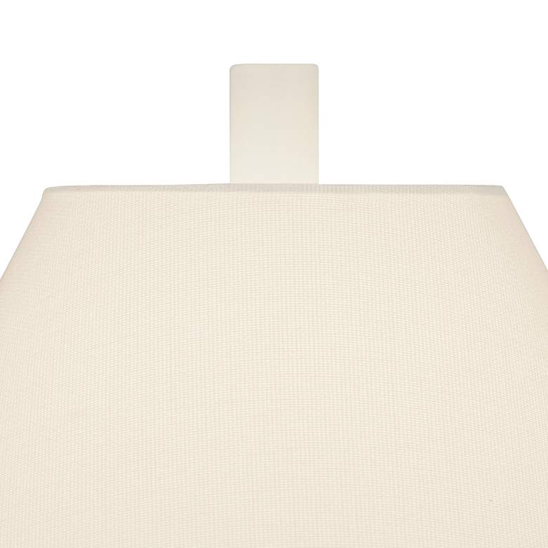 Image 4 360 Lighting Ashely 24 1/2" White Geometric Modern Table Lamp Set of 2 more views