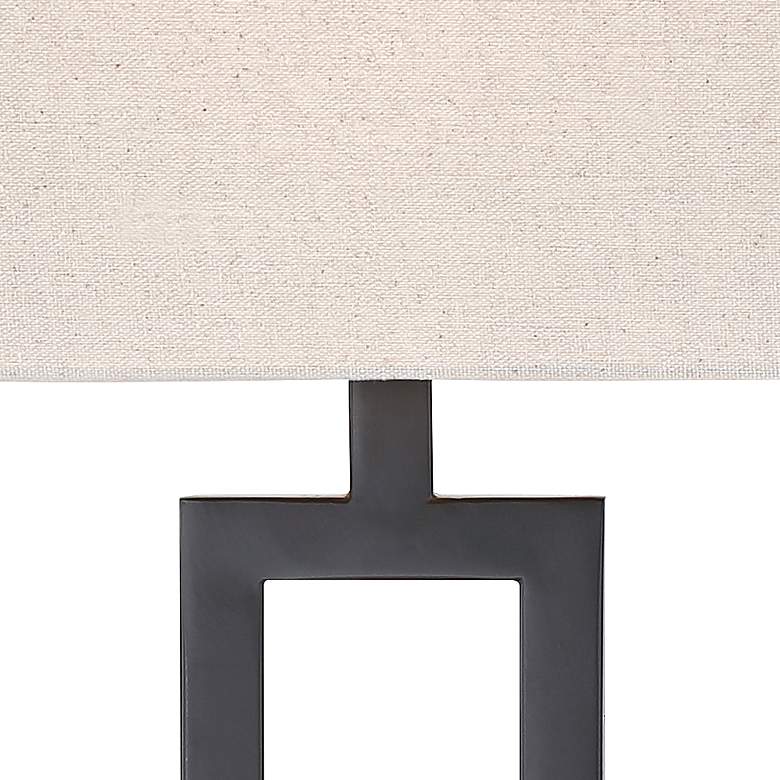Image 3 360 Lighting Aston 26" Open Rectangle Black Modern Lamps Set of 2 more views