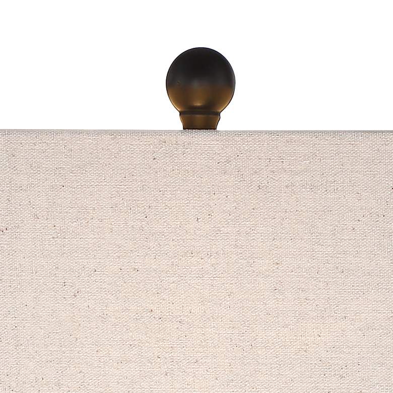Image 4 360 Lighting Aston 26" Open Rectangle Black Modern Lamps Set of 2 more views