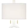 4_360 Lighting Athena 66 1/2" White and Gold Modern Floor Lamp more views