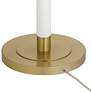 360 Lighting Athena 66 1/2" White and Gold Modern Floor Lamp