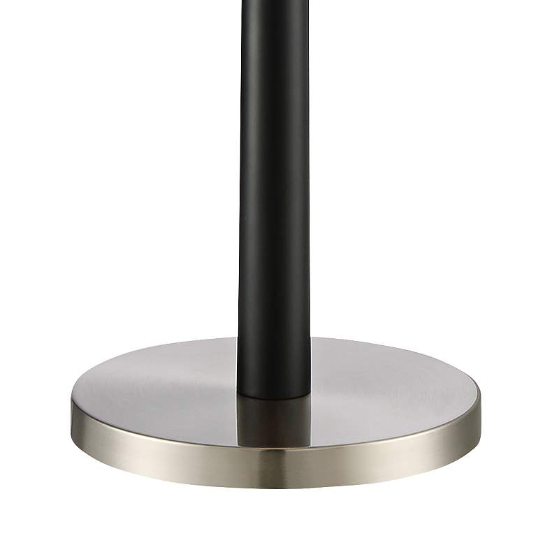 Image 7 360 Lighting Avery 62 inch Black Brushed Nickel Column 2-Light Floor Lamp more views