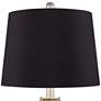 360 Lighting Azure 26 3/4" Black Shade Art Glass Table Lamps Set of 2