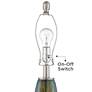 3_360 Lighting Azure 29 1/2" Blue Shade and Glass Table Lamps Set of 2 more views
