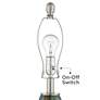 3_360 Lighting Azure 30 1/2" Art Glass Lamps with Round Acrylic Risers more views