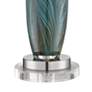 4_360 Lighting Azure 30 1/2" Art Glass Lamps with Round Acrylic Risers more views