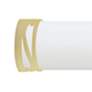 2_360 Lighting Barkley 48" Gold and White Bath Bar Vanity Wall Light more views