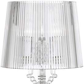 Image4 of 360 Lighting Baroque 20" High Clear Acrylic Accent Table Lamp more views