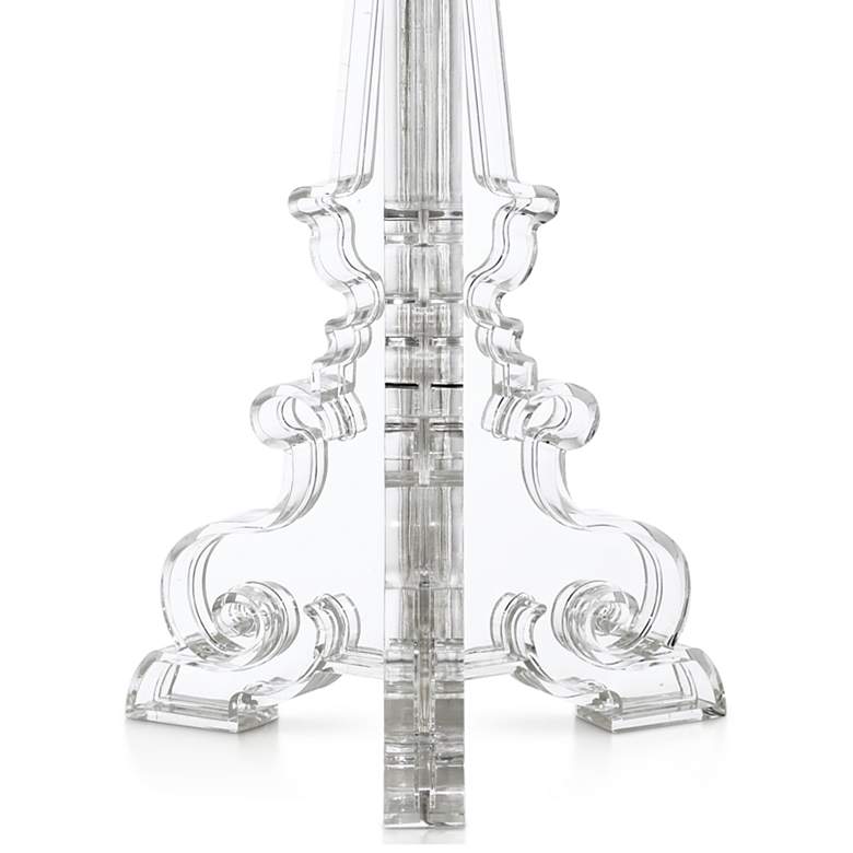 Image 5 360 Lighting Baroque 20 inch High Clear Acrylic Accent Table Lamp more views