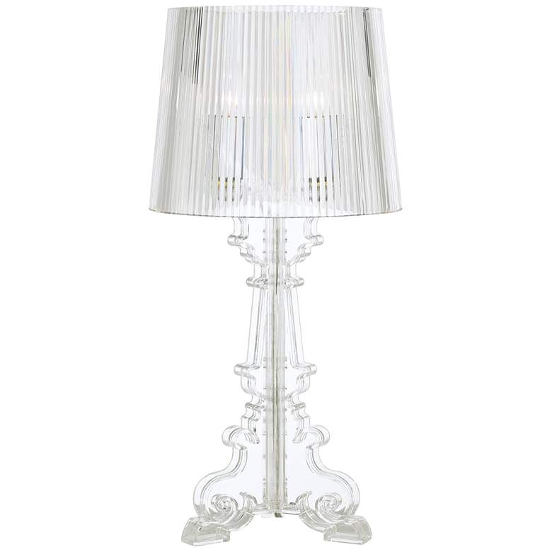 Image 7 360 Lighting Baroque 20 inch High Clear Acrylic Accent Table Lamp more views