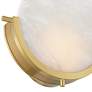 4_360 Lighting Barranco 9 1/2" Warm Gold and Alabaster LED Wall Sconce more views