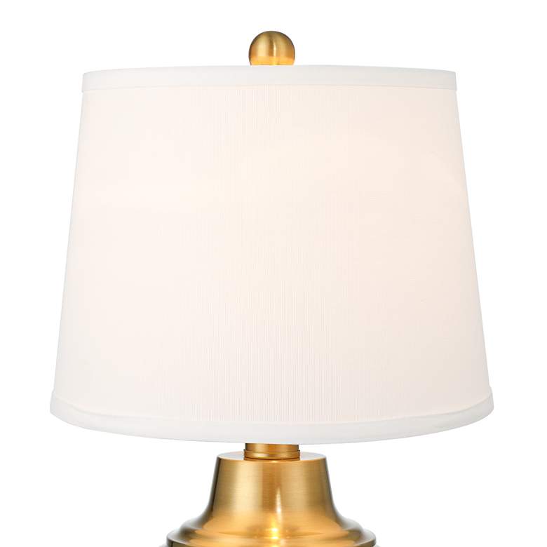 Image 3 360 Lighting Becca 22" High Urn Brass Finish Table Lamps Set of 2 more views