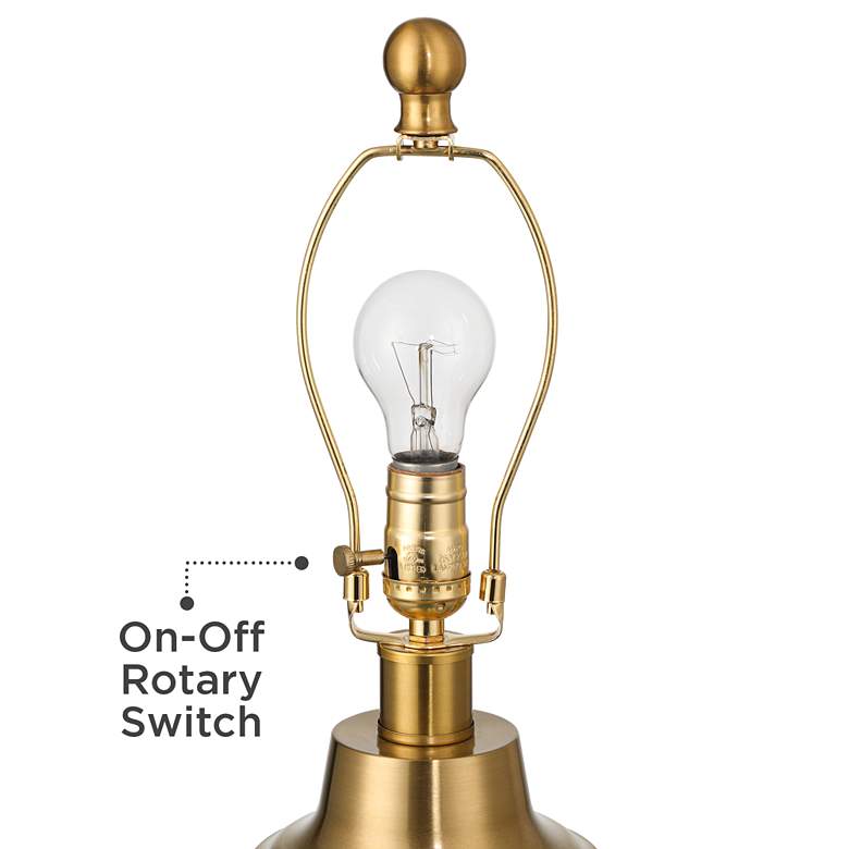 Image 4 360 Lighting Becca 22" High Urn Brass Finish Table Lamps Set of 2 more views