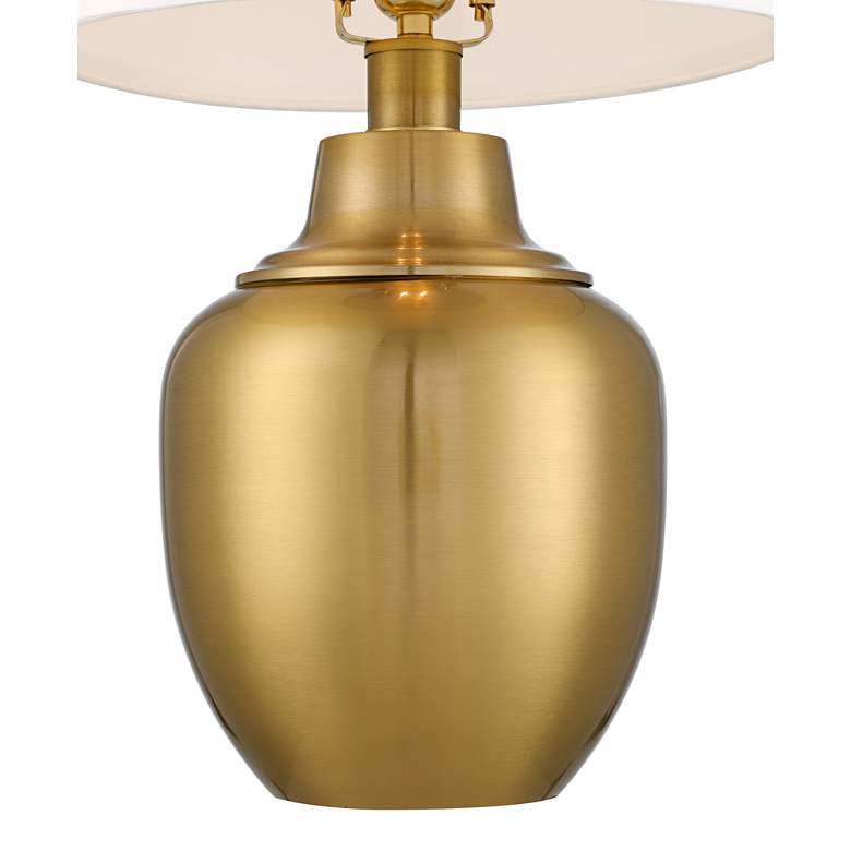 Image 5 360 Lighting Becca 22" High Urn Brass Finish Table Lamps Set of 2 more views