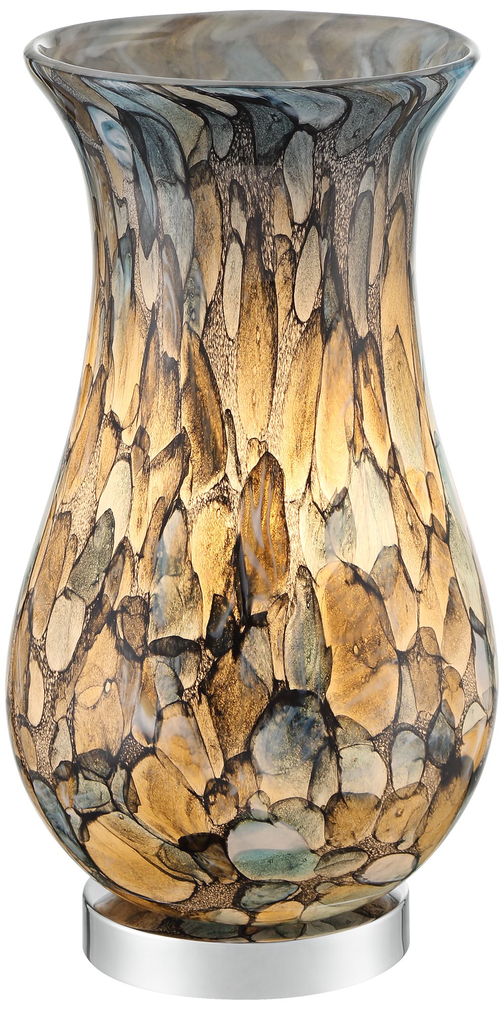 360 Lighting Beekman 13 1/2" High Art Glass Accent Lamp