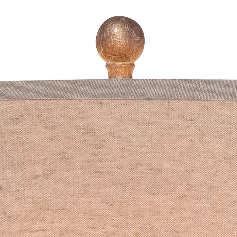 Image 4 360 Lighting Bentley 29" Brown Leaf Hammered Pot Rustic Table Lamp more views