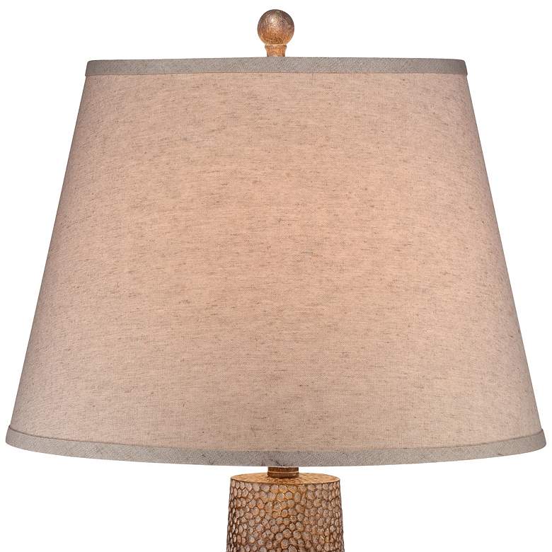 Image 4 360 Lighting Bentley 29" High Hammered Pot Table Lamp with Dimmer more views