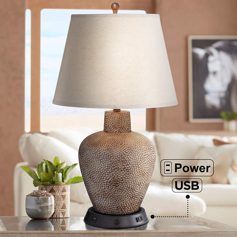 Image 1 360 Lighting Bentley 29" Metal Lamp with Dimmable USB Workstation Base