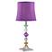 360 Lighting Bijoux 25 1/2" Modern Purple Table Lamp