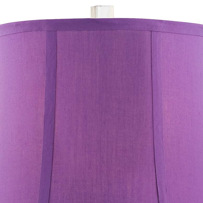 Image 4 360 Lighting Bijoux 25 1/2" Modern Purple Table Lamp more views