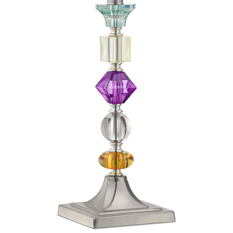 Image 6 360 Lighting Bijoux 25 1/2 inch Modern Purple Table Lamp more views