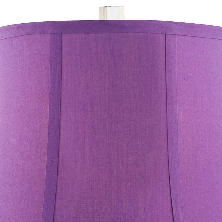 Image 3 360 Lighting Bijoux Modern 25 1/2 inch High Purple Table Lamps Set of 2 more views