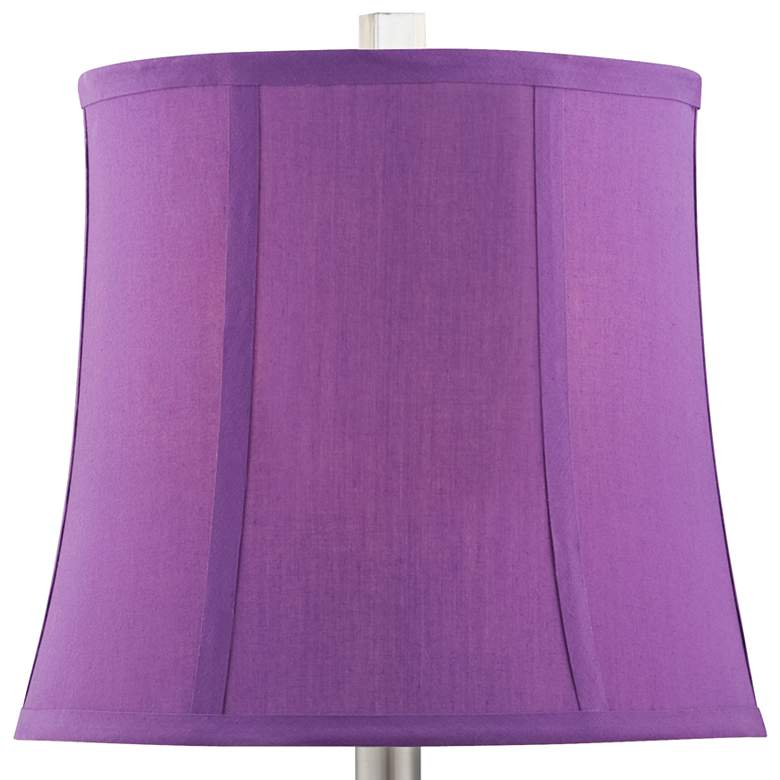 Image 4 360 Lighting Bijoux Modern 25 1/2 inch High Purple Table Lamps Set of 2 more views