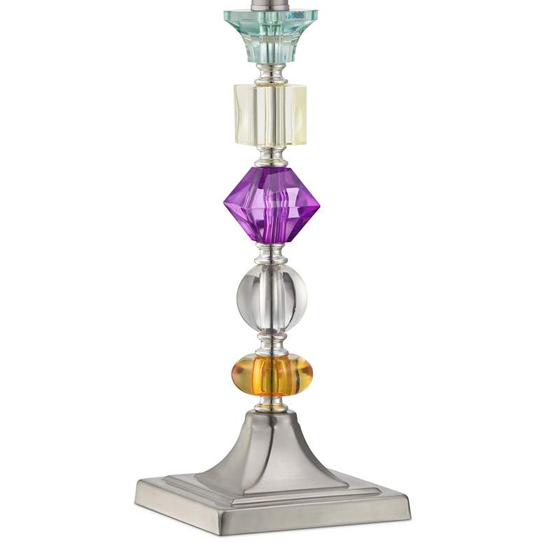 Image 5 360 Lighting Bijoux Modern 25 1/2" High Purple Table Lamps Set of 2 more views