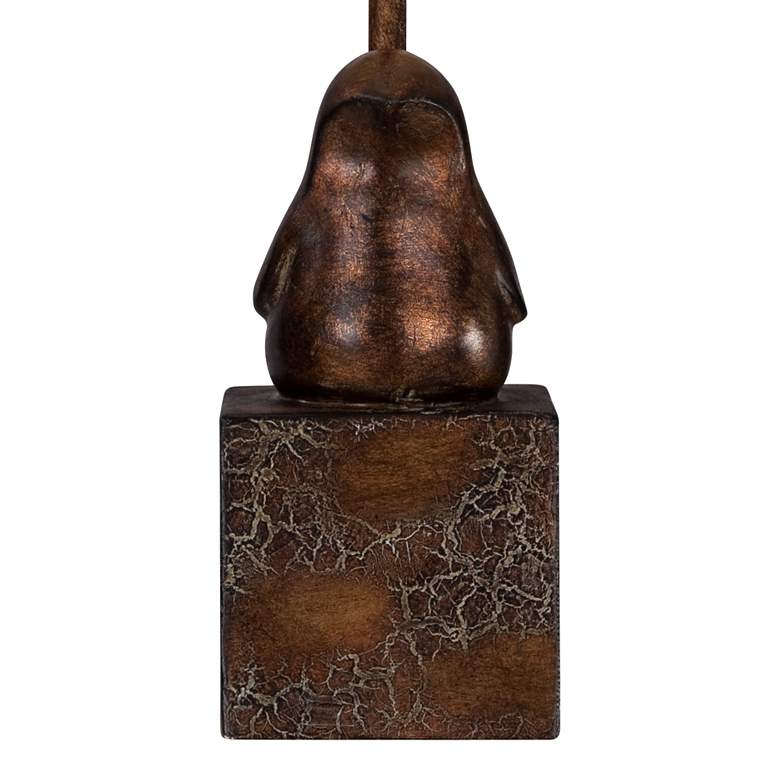 Image 4 360 Lighting Bird Moderne 15 1/2 inch Crackle Finish Small Accent Lamp more views