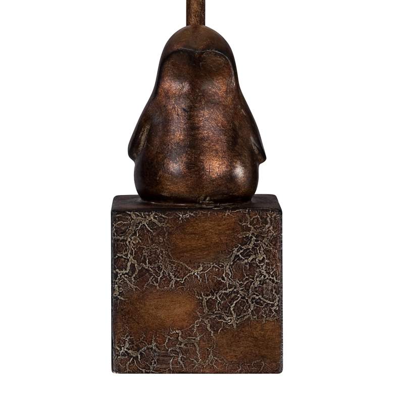 Image 4 360 Lighting Bird Moderne 15 1/2" Crackle Finish Small Accent Lamp more views