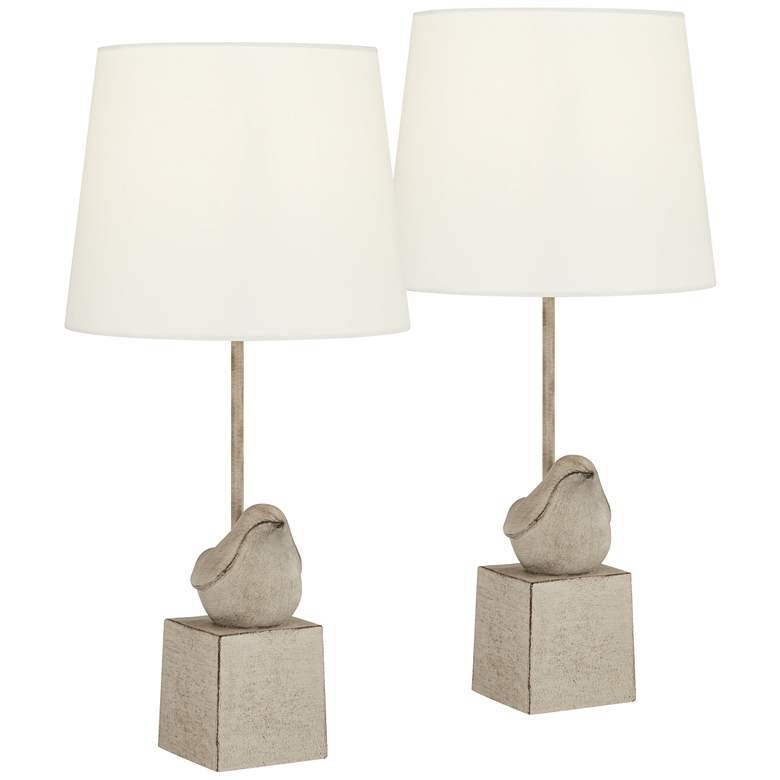 Image 2 360 Lighting Birdie 15 inch High Accent Bird Table Lamps Set of 2