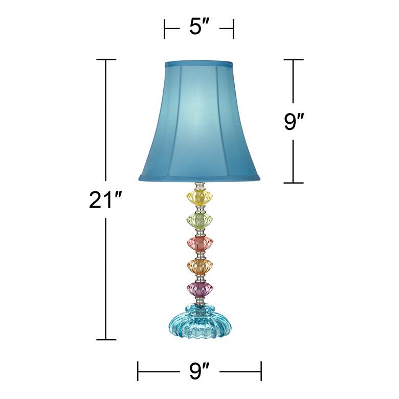 Image 7 360 Lighting Bohemian 21" High Stacked Glass Table Lamps Set of 2 more views