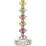 4_360 Lighting Bohemian Orchid 21" High Stacked Glass Lamps Set of 2 more views
