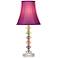 360 Lighting Bohemian Orchid 21" High Stacked Glass Table Lamp