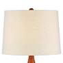 4_360 Lighting Brice 23" Ivory Ceramic Mid-Century Lamp with USB Dimmer more views