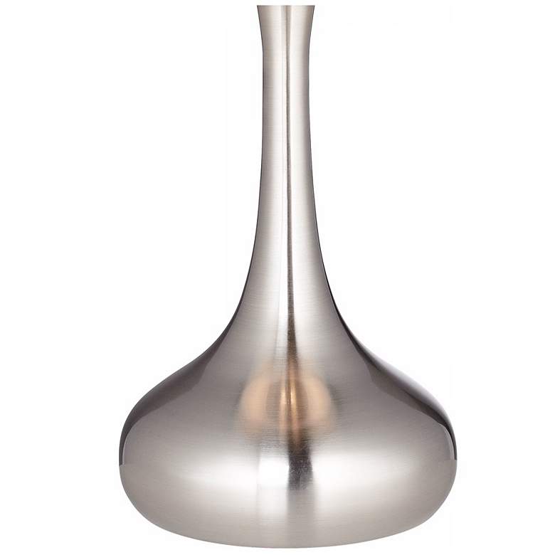 Image 7 360 Lighting Brushed Nickel Droplet Table Lamp with USB Workstation Base more views